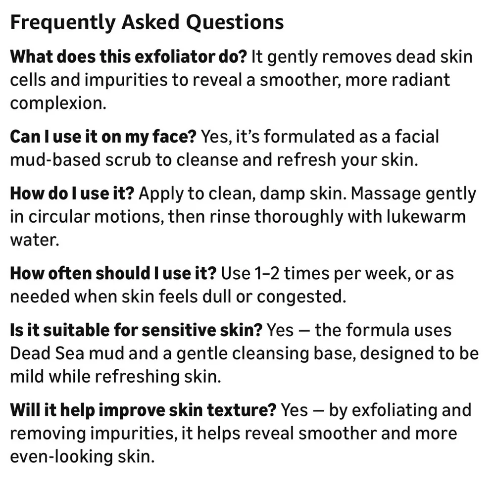 AHAVA Time To Clear Facial Mud Exfoliator